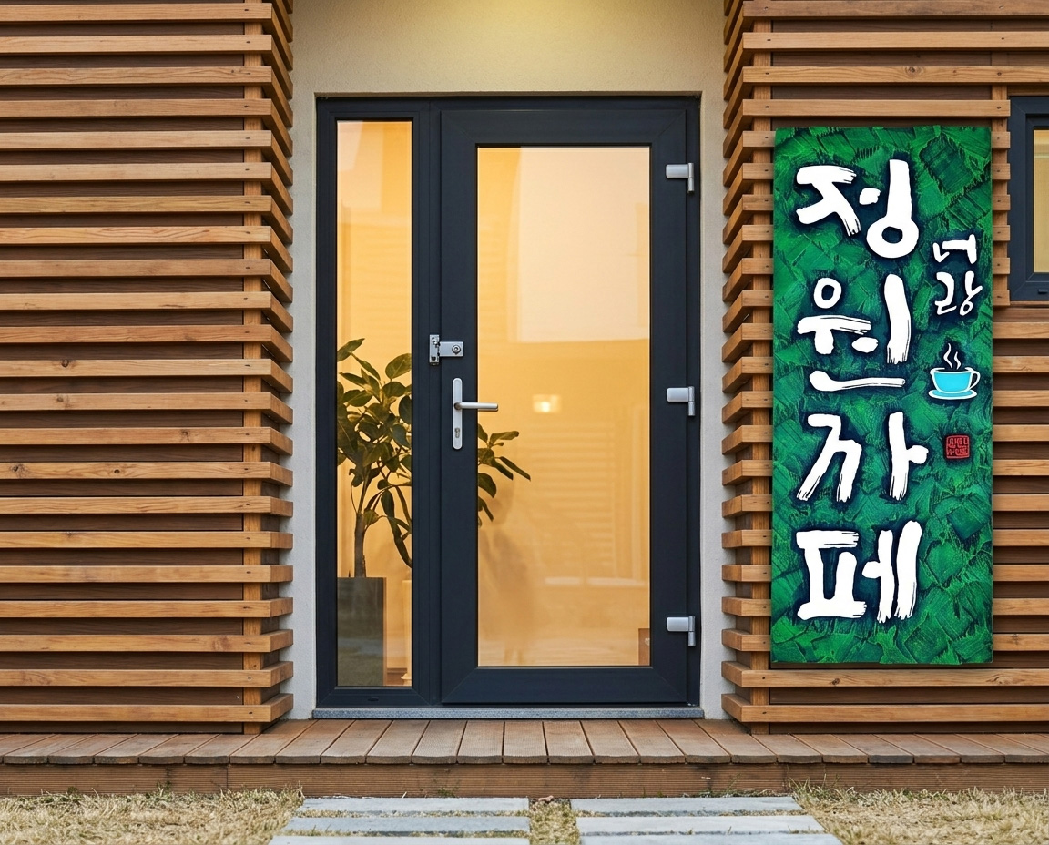 프리미엄 수제 나무 현판·간판 — 디테일 76 (77 / 126)